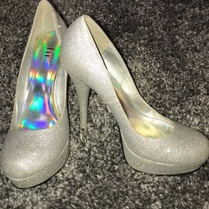 Glitter stilettos